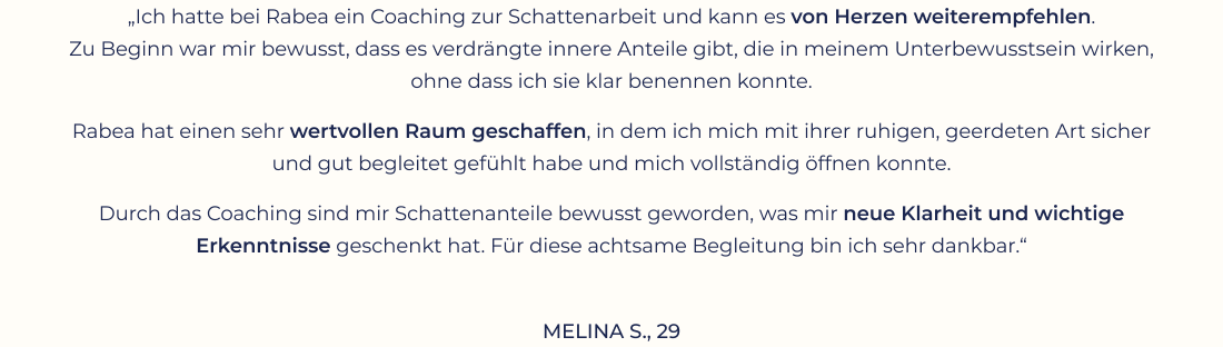 Rezension Melina D